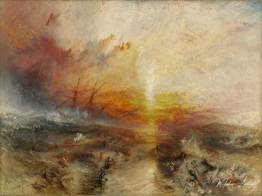 Le négrier - William Turner - Reproductions de tableaux et peintures haut de gamme