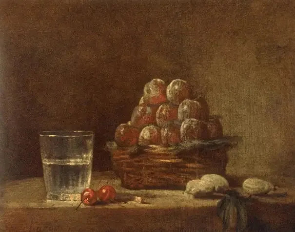 سلة البرقوق - جان سيميون شاردان