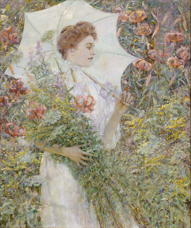 Le parasol blanc - Robert Lewis Reid
