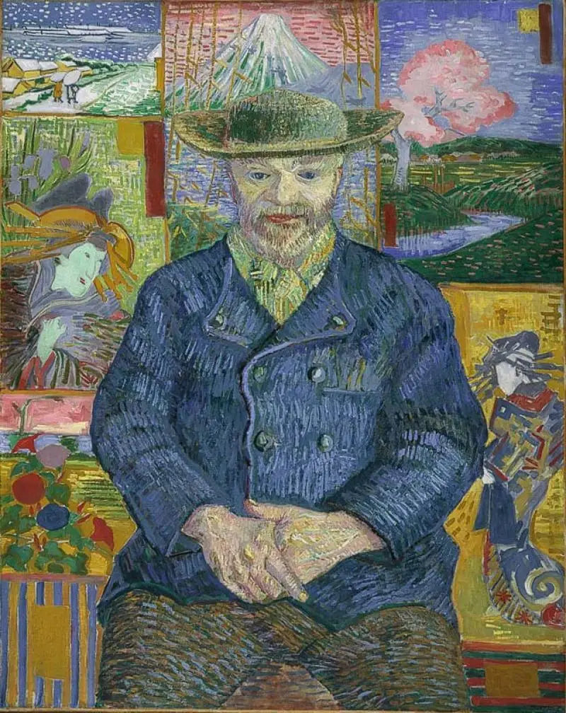 Reproduction du tableau « Le Père Tanguy - Vincent van Gogh » par Alpha Reproduction en peinture à l’huile