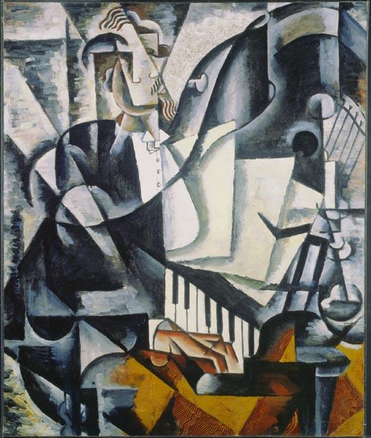 Le pianiste - Lioubov Popova image 1 reproduction artisanale de tableau