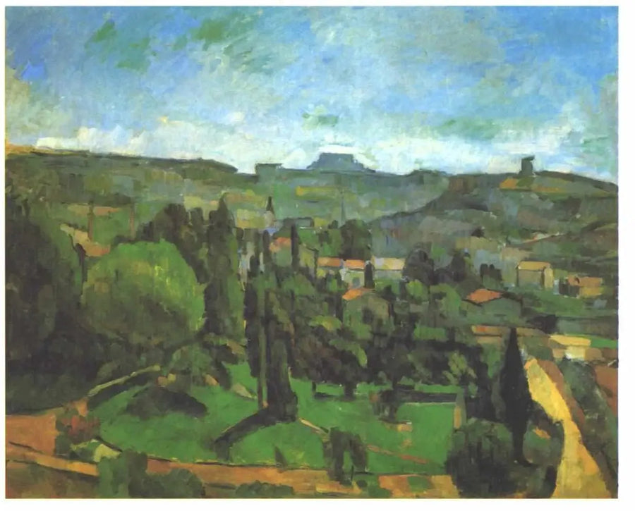 مدق الملك، منظر من بلفيو - بول سيزان
