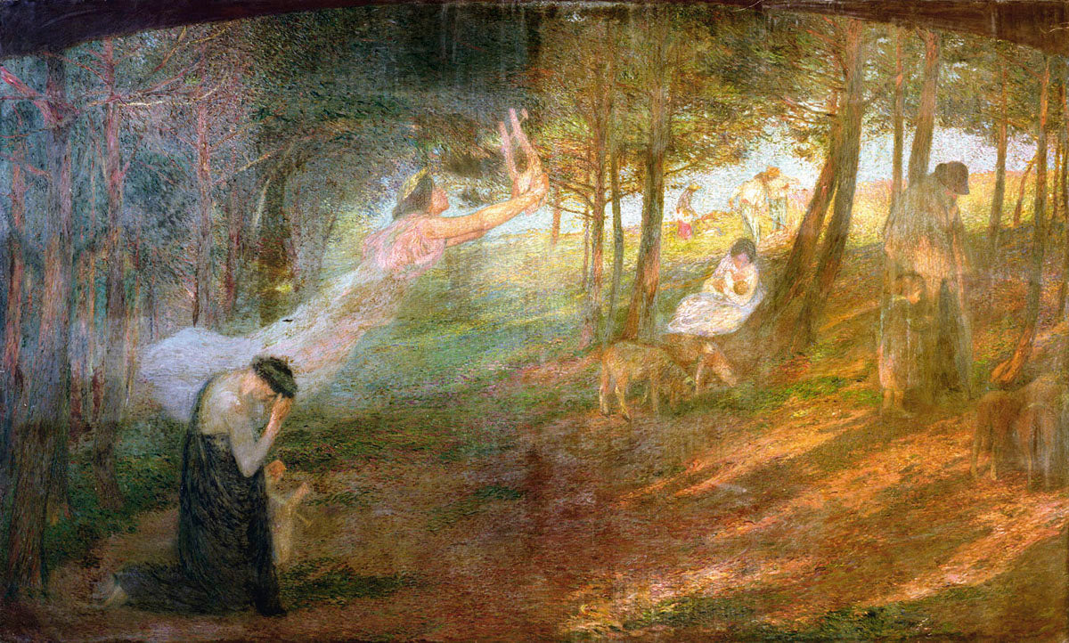 Le poète - Henri-Jean Guillaume Martin image 1 reproduction artisanale de tableau