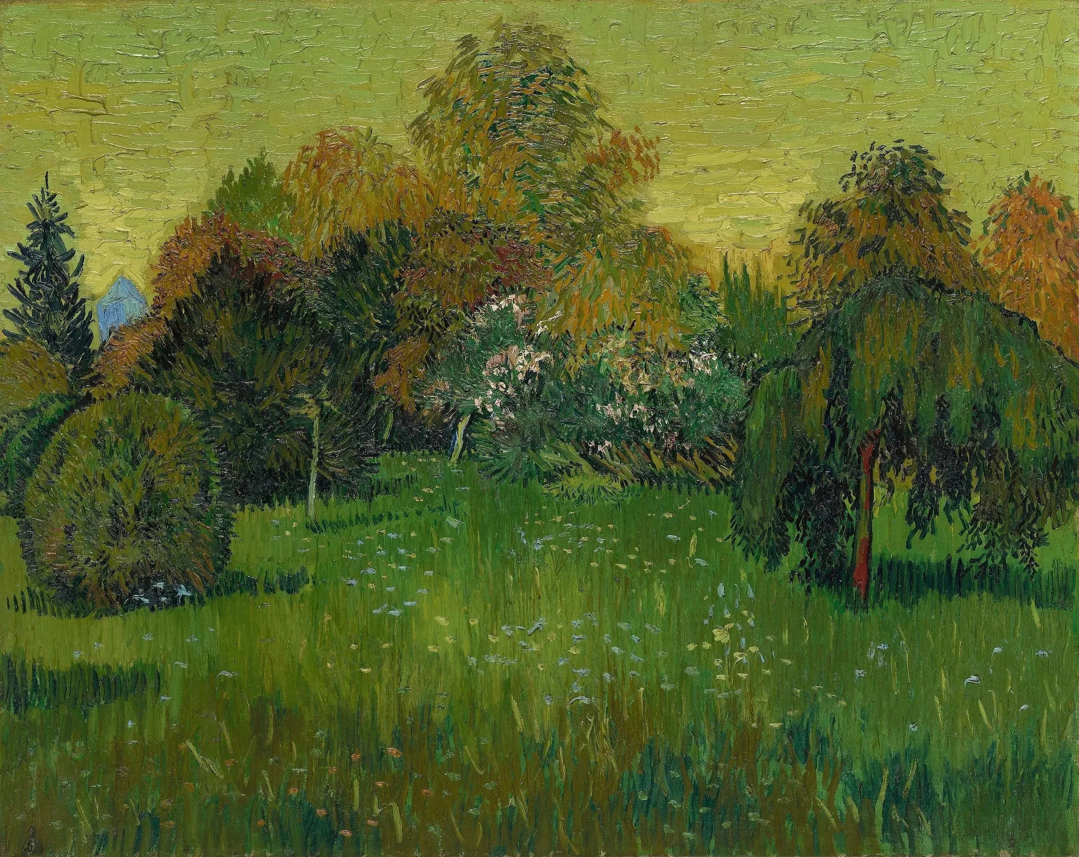 Le poète jardin - Vincent van Gogh image 1 copie de tableau peinte à la main
