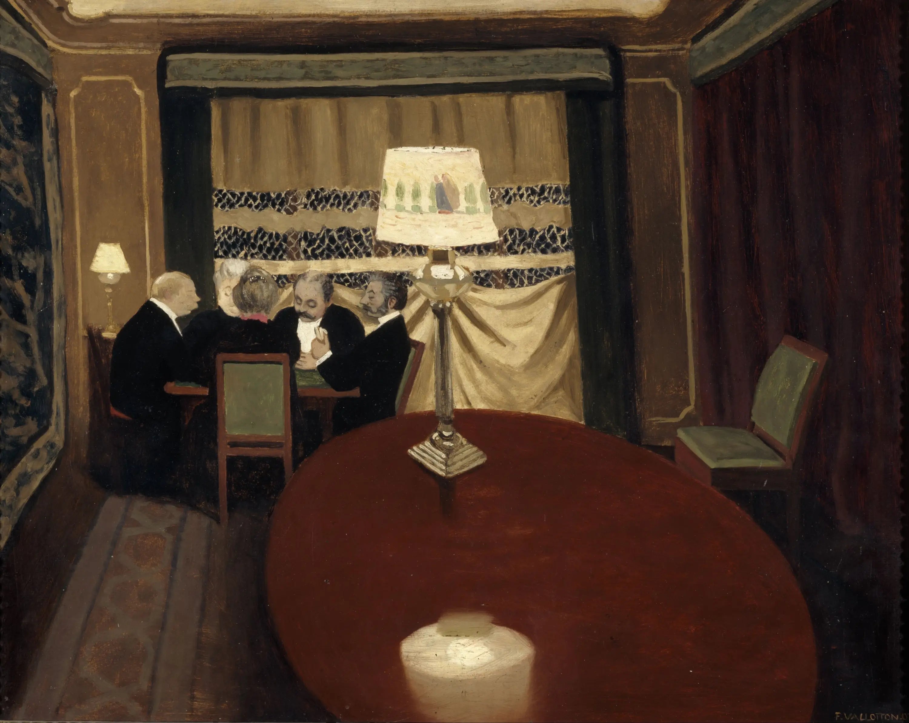 Le Poker - Félix Vallotton - Alpha Reproduction