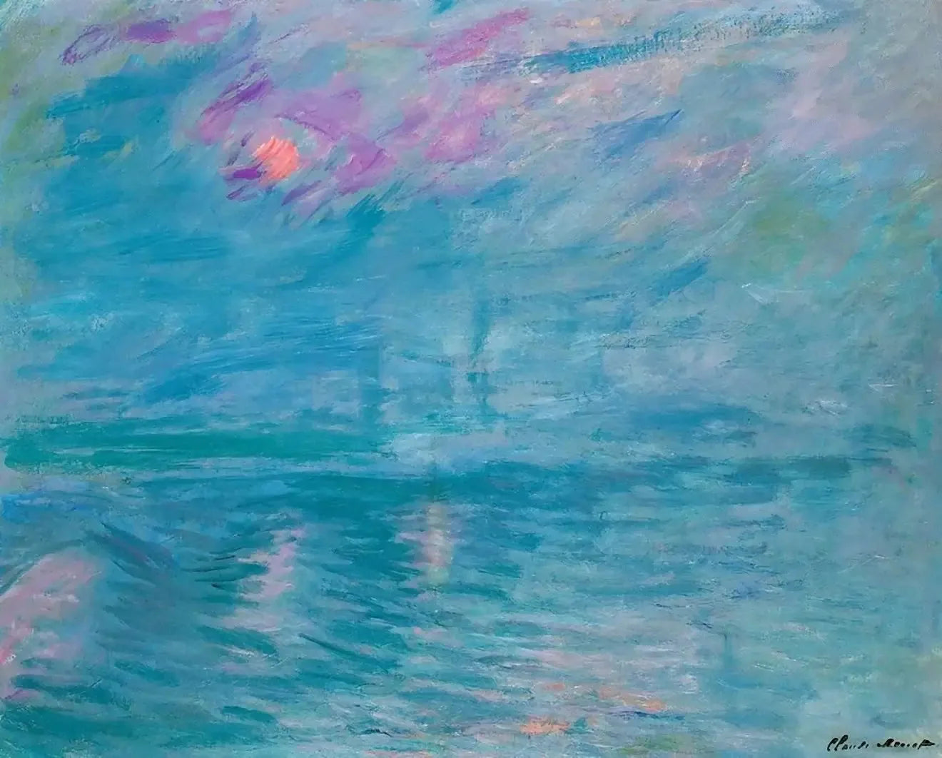 Le pont de Waterloo - Claude Monet image 1 reproduction artisanale de tableau