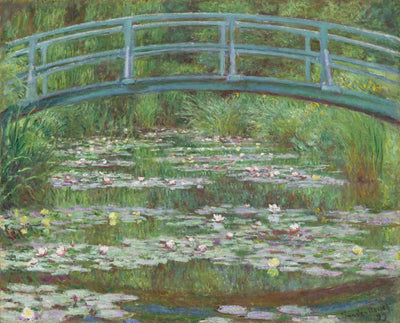 Reproduction du tableau « Ponte de marche japonaise - Claude Monet » par Alpha Reproduction en peinture à l’huile