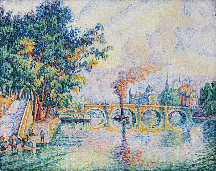 Le Pont-Neuf, Paris - Paul Signac image 1 tableau peint à l’huile sur toile