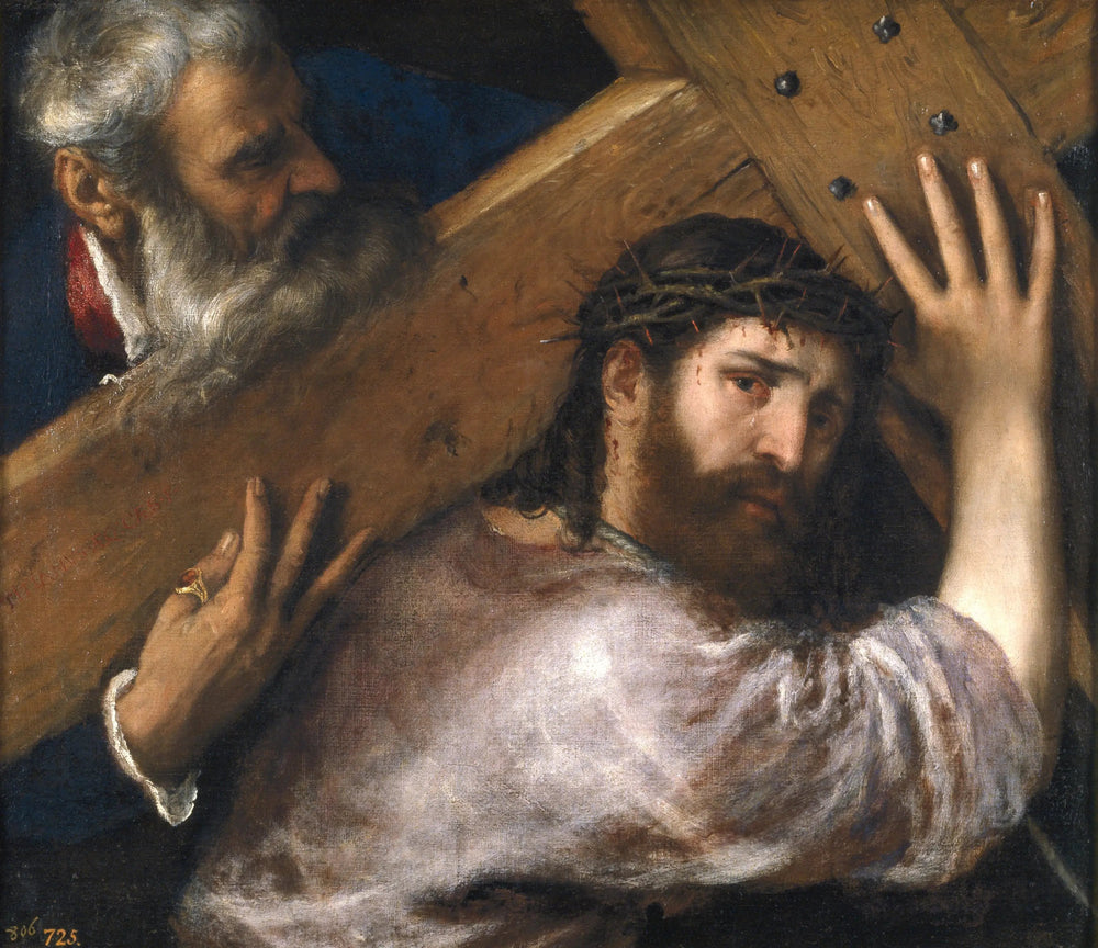 Le port de croix - Titian - Alpha Reproduction
