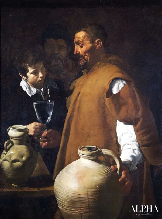 Le porteur d'eau de Séville - Diego Velázquez - Reproductions de tableaux et peintures haut de gamme