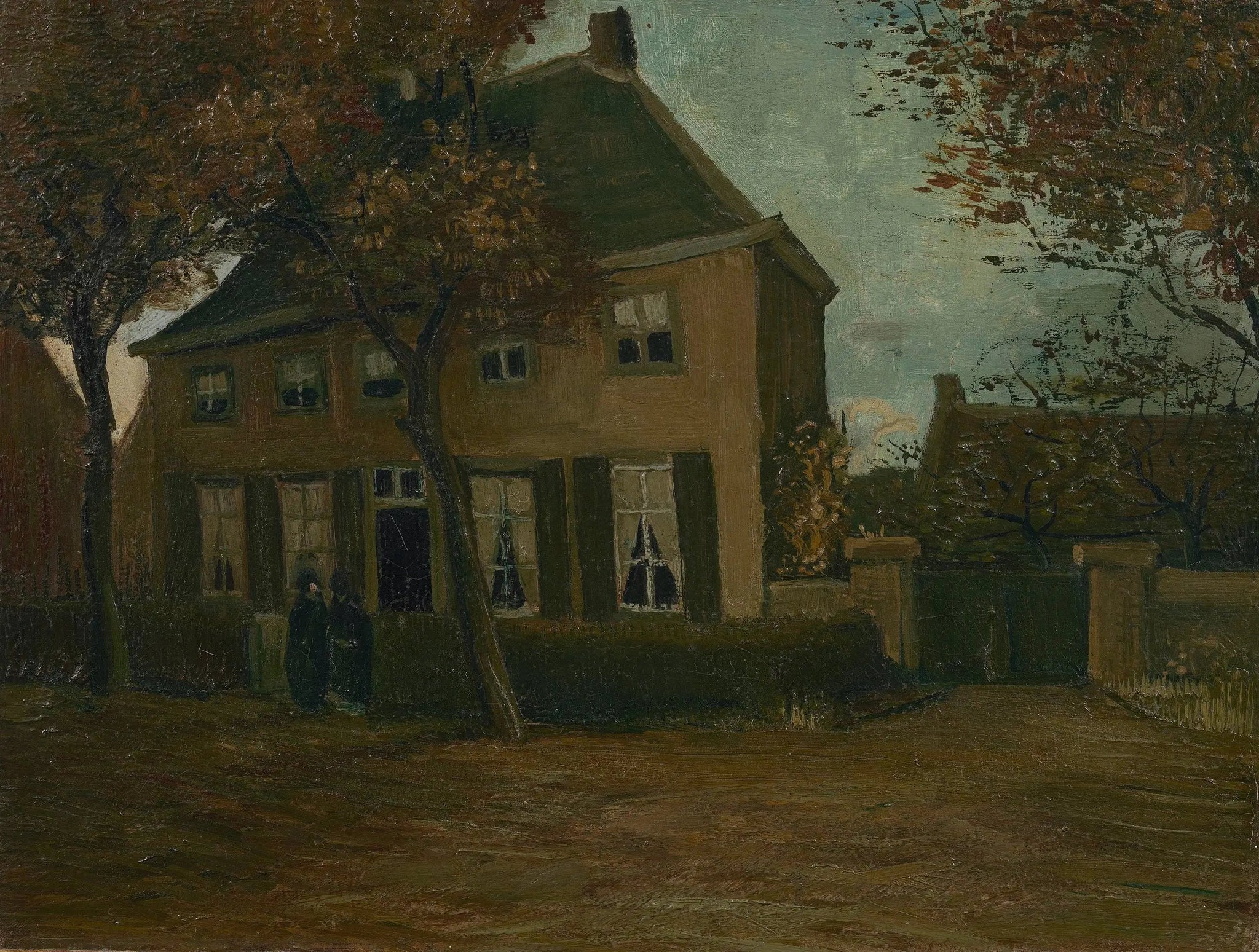 Le presbytère de Nuenen - Vincent van Gogh image 1 tableau peint à l’huile sur toile