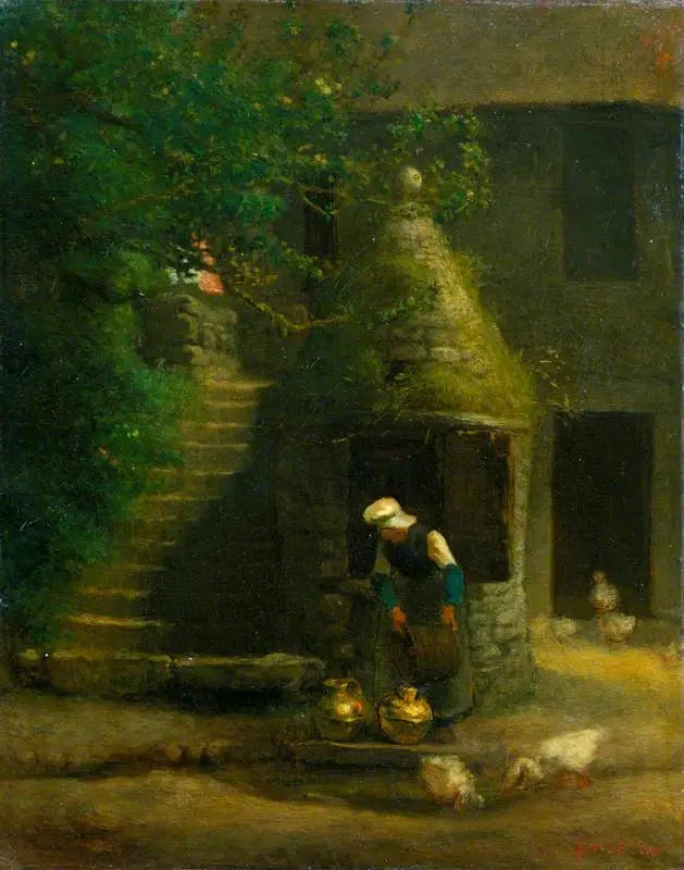 Le puits de Gruchy - Jean-François Millet - Alpha Reproduction