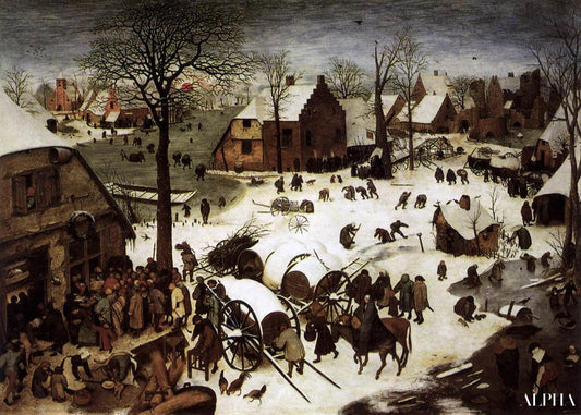 Le recensement du peuple à Bethléem - Pieter Brueghel l'Ancien - Reproductions de tableaux et peintures haut de gamme