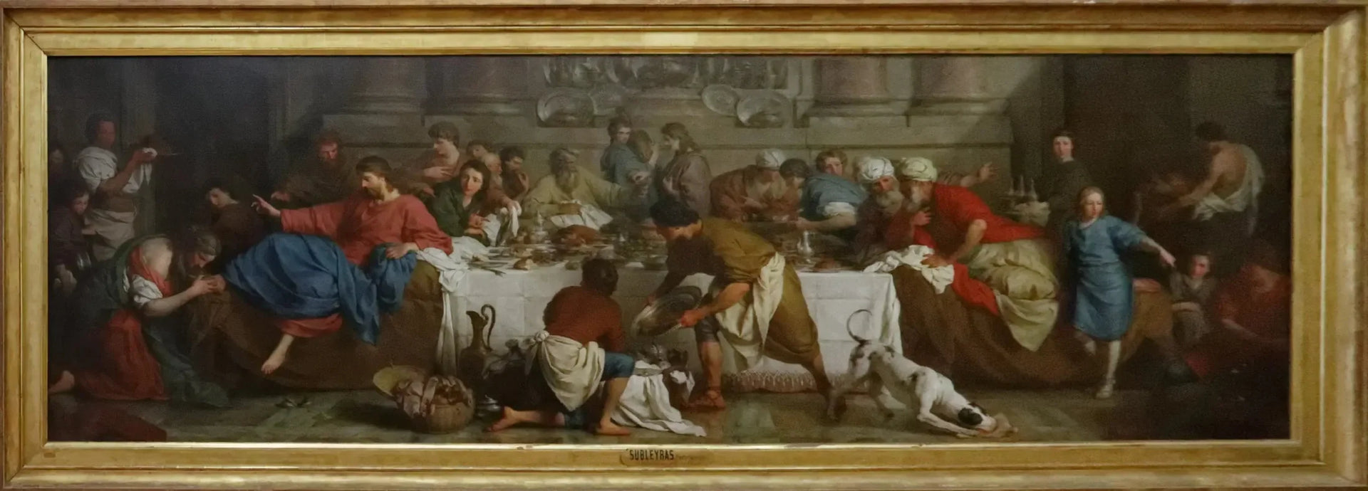 Le Repas chez Simon - Pierre Subleyras image 1 copie peinte à la main à l’huile