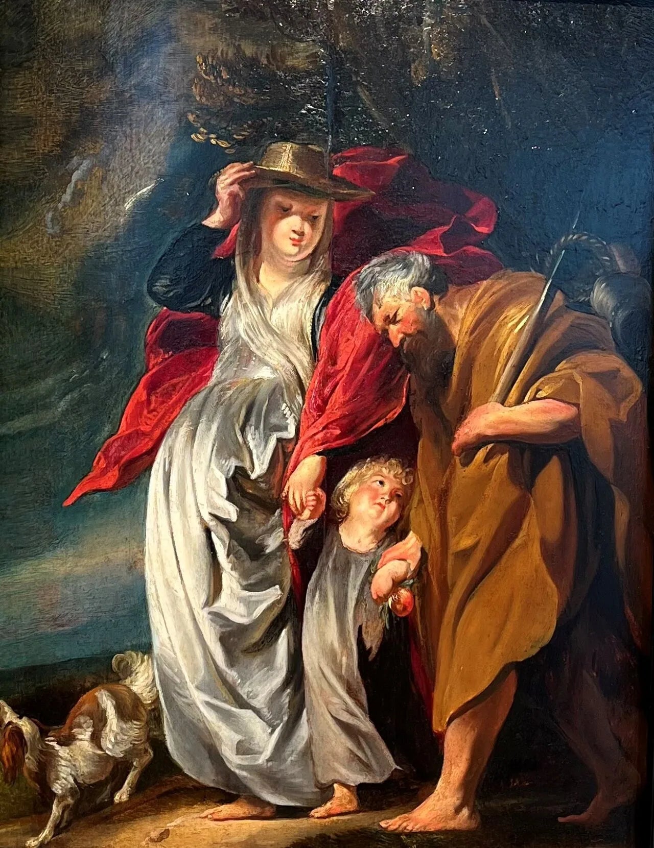 Le retour de la Sainte Famille après la fuite en Égypte - Jacob Jordaens image 1 reproduction d’œuvre d’art à l’huile