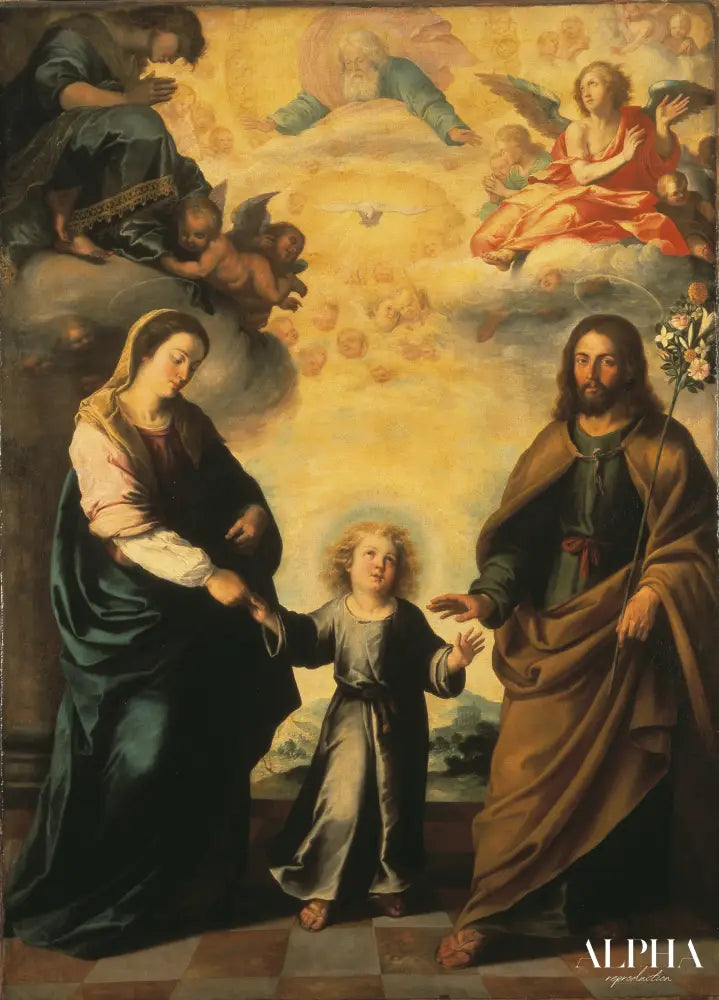 Le retour de la Sainte Famille d'Egypte - Bartolomé Esteban Murillo - Reproductions de tableaux et peintures haut de gamme