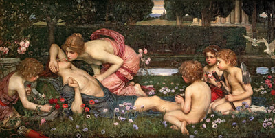 Reproduction du tableau « Le réveil d'Adonis - John William Waterhouse » par Alpha Reproduction en peinture à l’huile