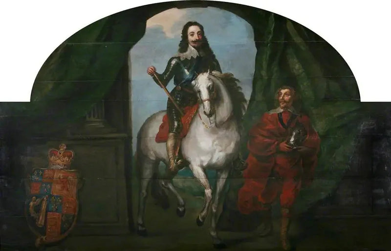 الملك تشارلز الأول (1600-1649) وفارس فرسانه السيد دي سانت أنطوان، فارس إبرنغون - أنطون فان دايك