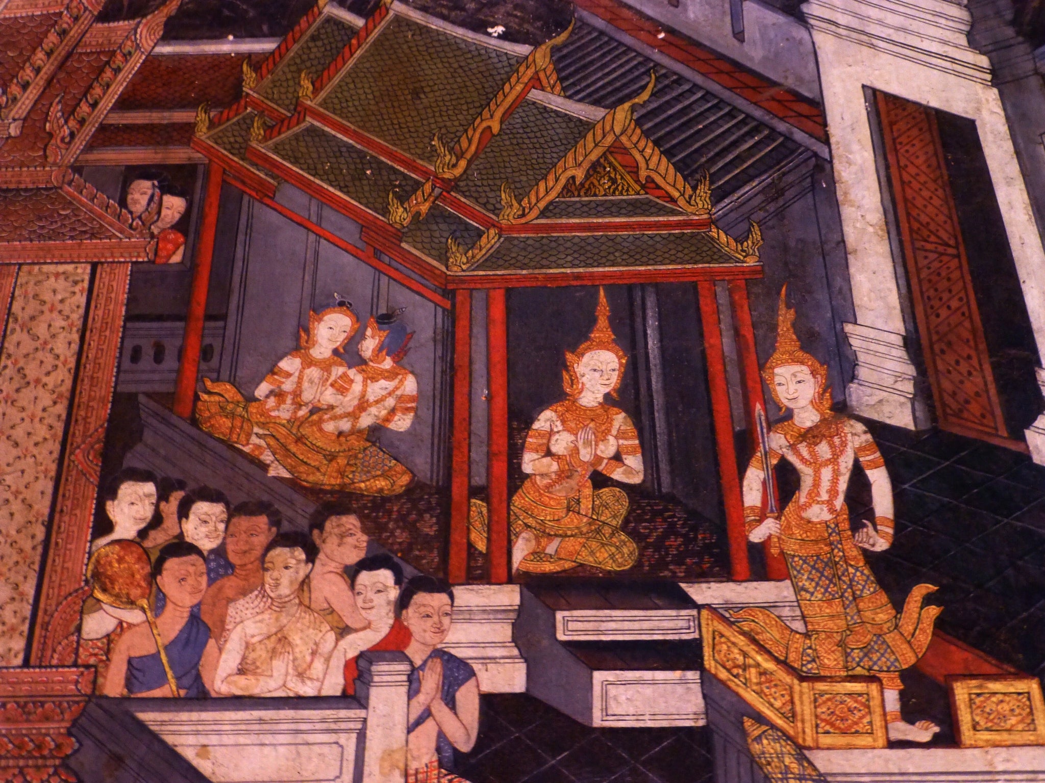 Le Roi et la Reine, Ateliers de Wat Suthat, XIXe siècle