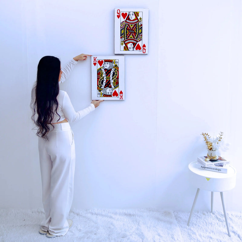 الملك وملكة القلوب | 30 × 40 سم (x2)