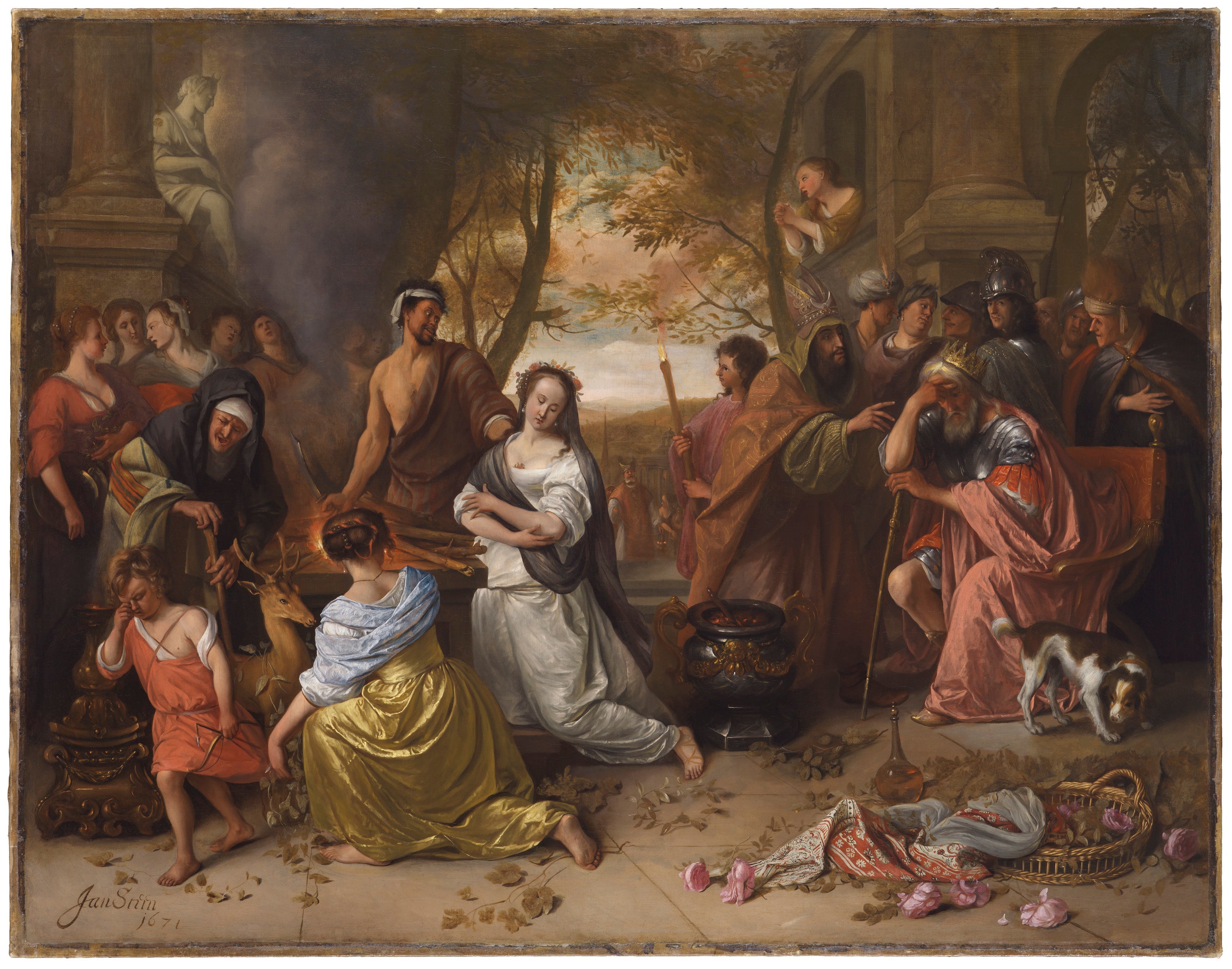 Le Sacrifice d'Iphigénie - Jan Steen