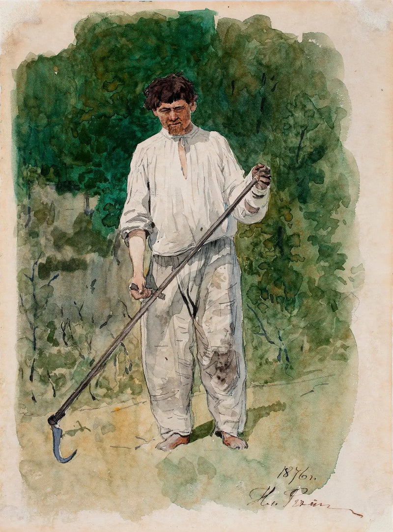 رجل المنجل - إيليا ريبين