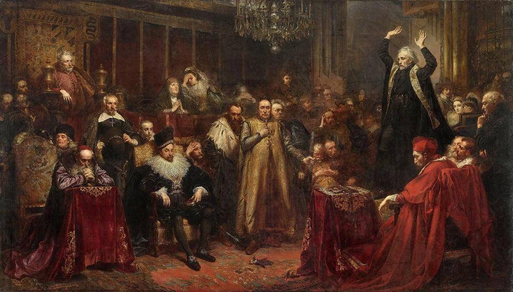 Le Sermon de Piotr Skarga - Jan Matejko - Alpha Reproduction
