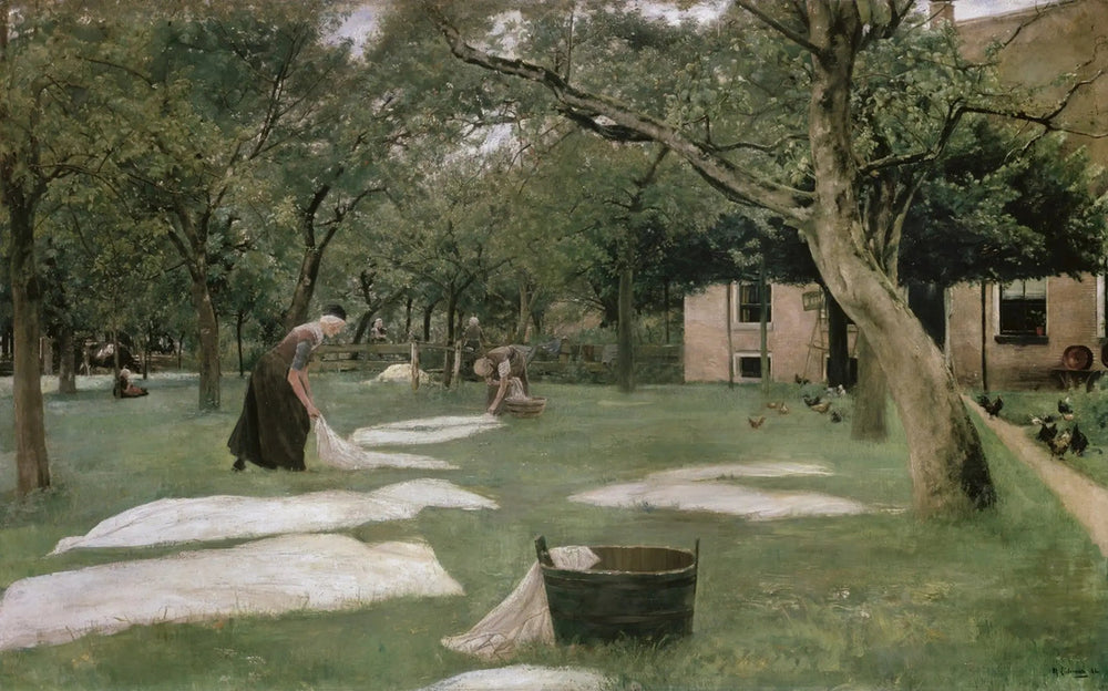Le sol blanchissant - Max Liebermann - Alpha Reproduction