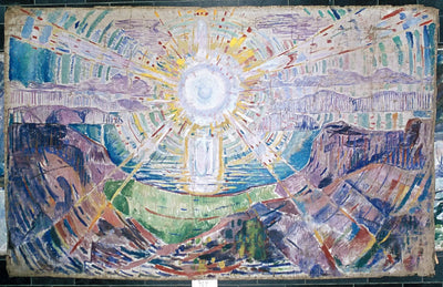 Reproduction du tableau « Le Soleil - Edvard Munch » par Alpha Reproduction en peinture à l’huile