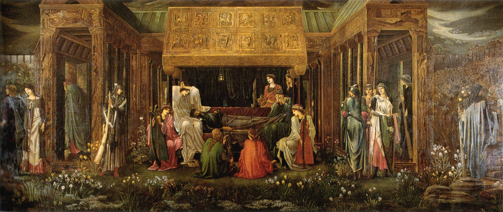 Le Sommeil d’Arthur à Avalon - Edward Burne-Jones - Alpha Reproduction