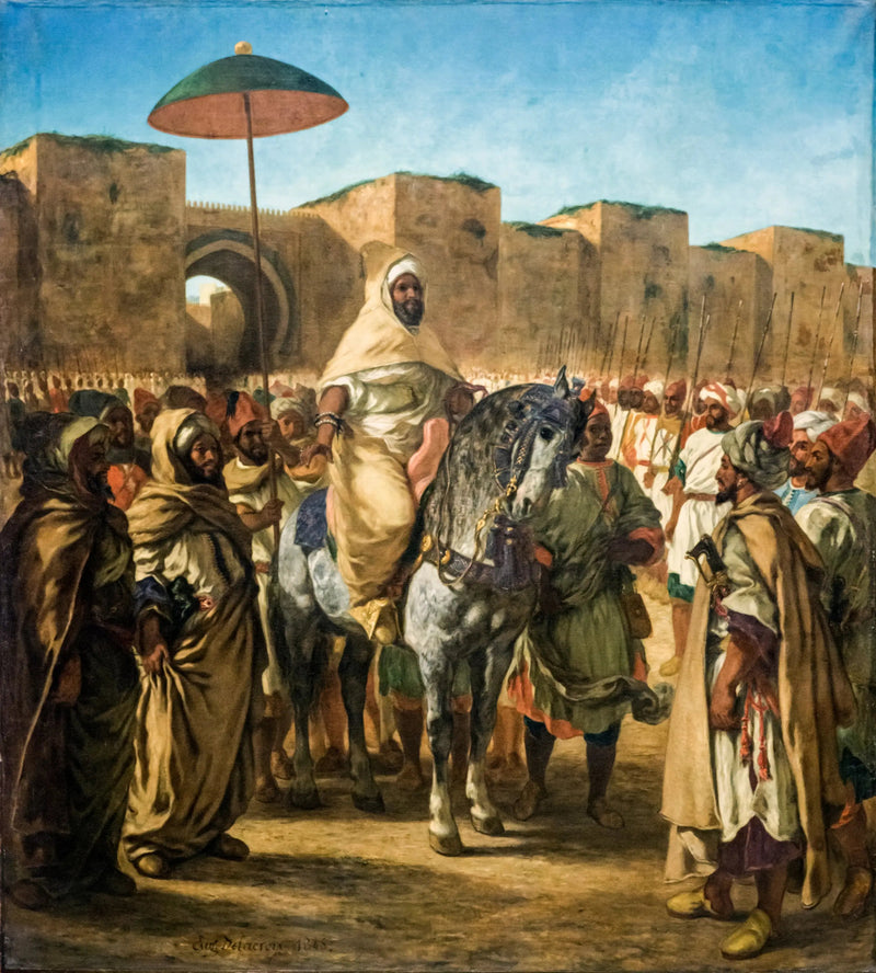 سلطان المغرب - يوجين ديلاكروا