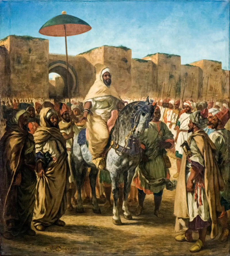 سلطان المغرب - يوجين ديلاكروا