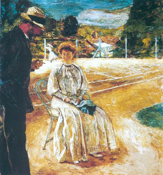 Le tennis - Édouard Vuillard image 1 reproduction d’œuvre d’art à l’huile