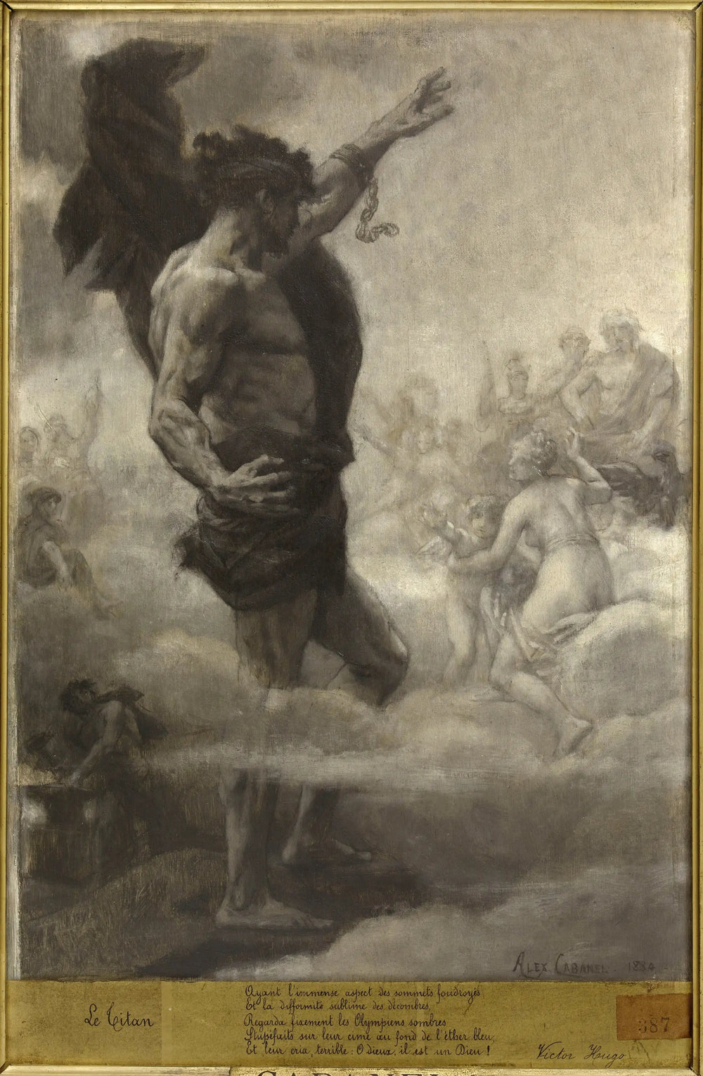 Le Titan - Alexandre Cabanel image 1 reproduction de peinture à l’huile