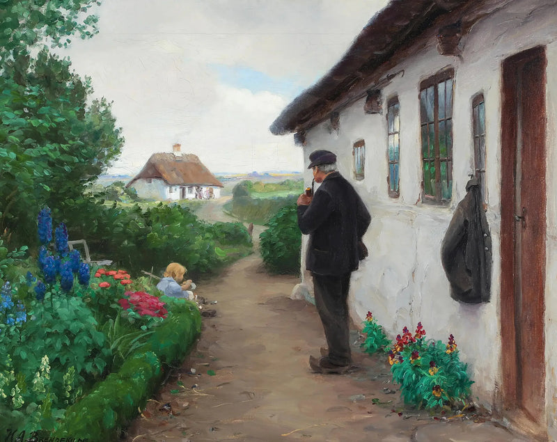 عامل الطرق Chr. Larsen من Jyllinge. - H. A. Brendekilde