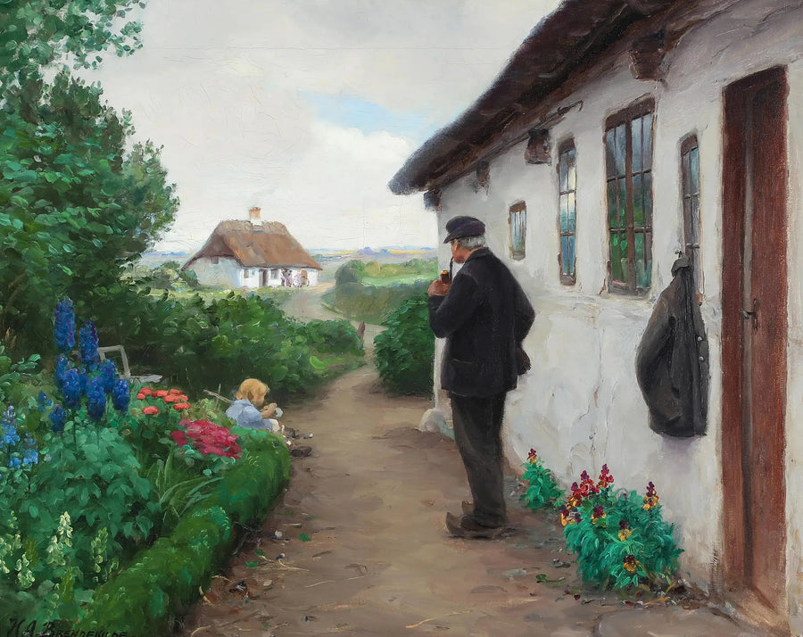 عامل الطرق Chr. Larsen من Jyllinge. - H. A. Brendekilde