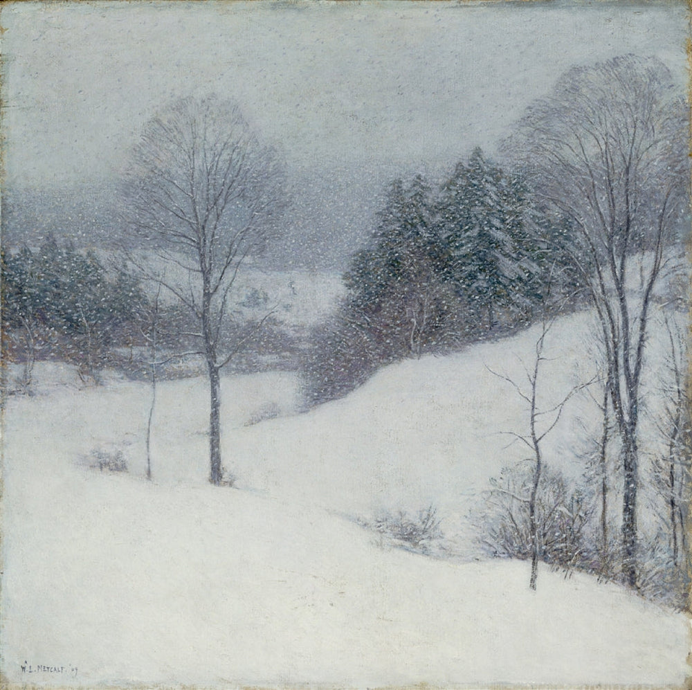 Le voile blanc - Willard Metcalf - Alpha Reproduction