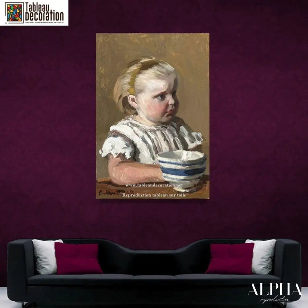 L'Enfant a la tasse - Tableau Monet - Reproductions de tableaux et peintures haut de gamme