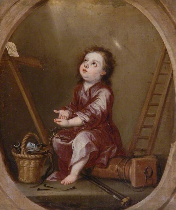 الطفل يسوع مع تاج الشوك - ألونسو كانو