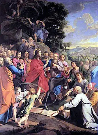 دخول المسيح إلى أورشليم - فيليب دي شامبين