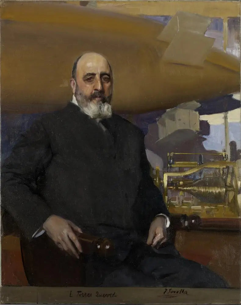 Reproduction du tableau « Leonardo Torres Quevedo - Joaquín Sorolla » par Alpha Reproduction en peinture à l’huile