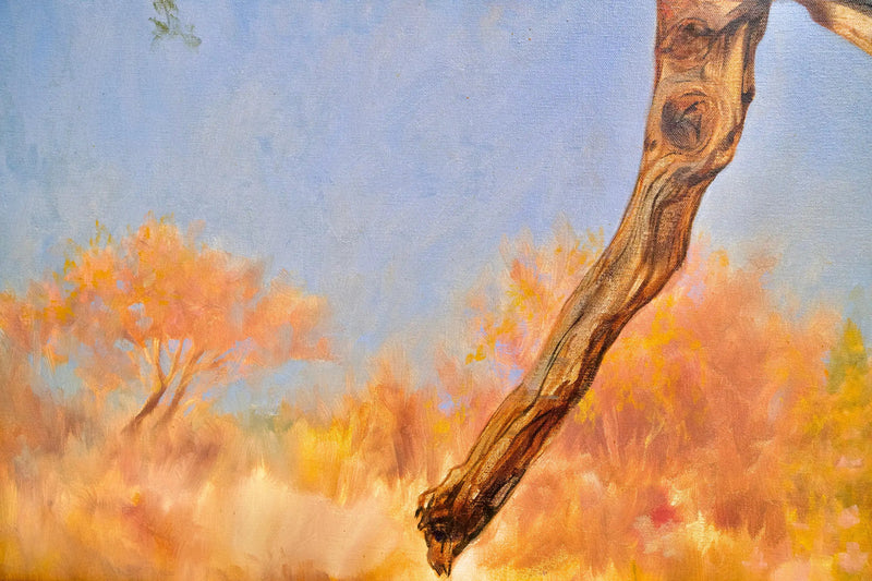 نمر في شجرة | 150 × 100 سم