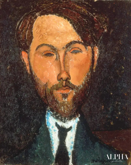 Leopold Zborowski 1917 - Amedeo Modigliani - Reproductions de tableaux et peintures haut de gamme