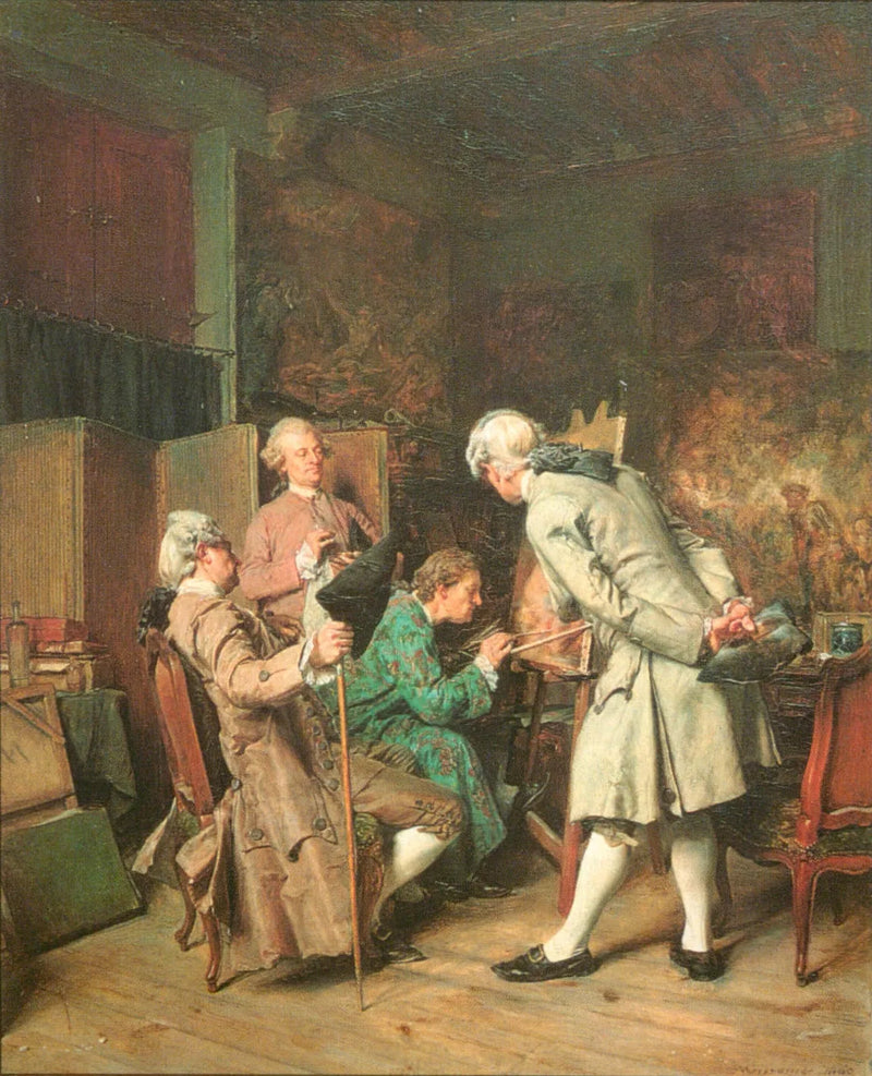 Les Amateurs de peinture - Ernest Meissonier