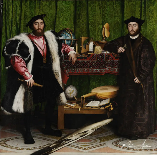 Les Ambassadeurs de Hans Holbein le Jeune - Reproductions de tableaux et peintures haut de gamme