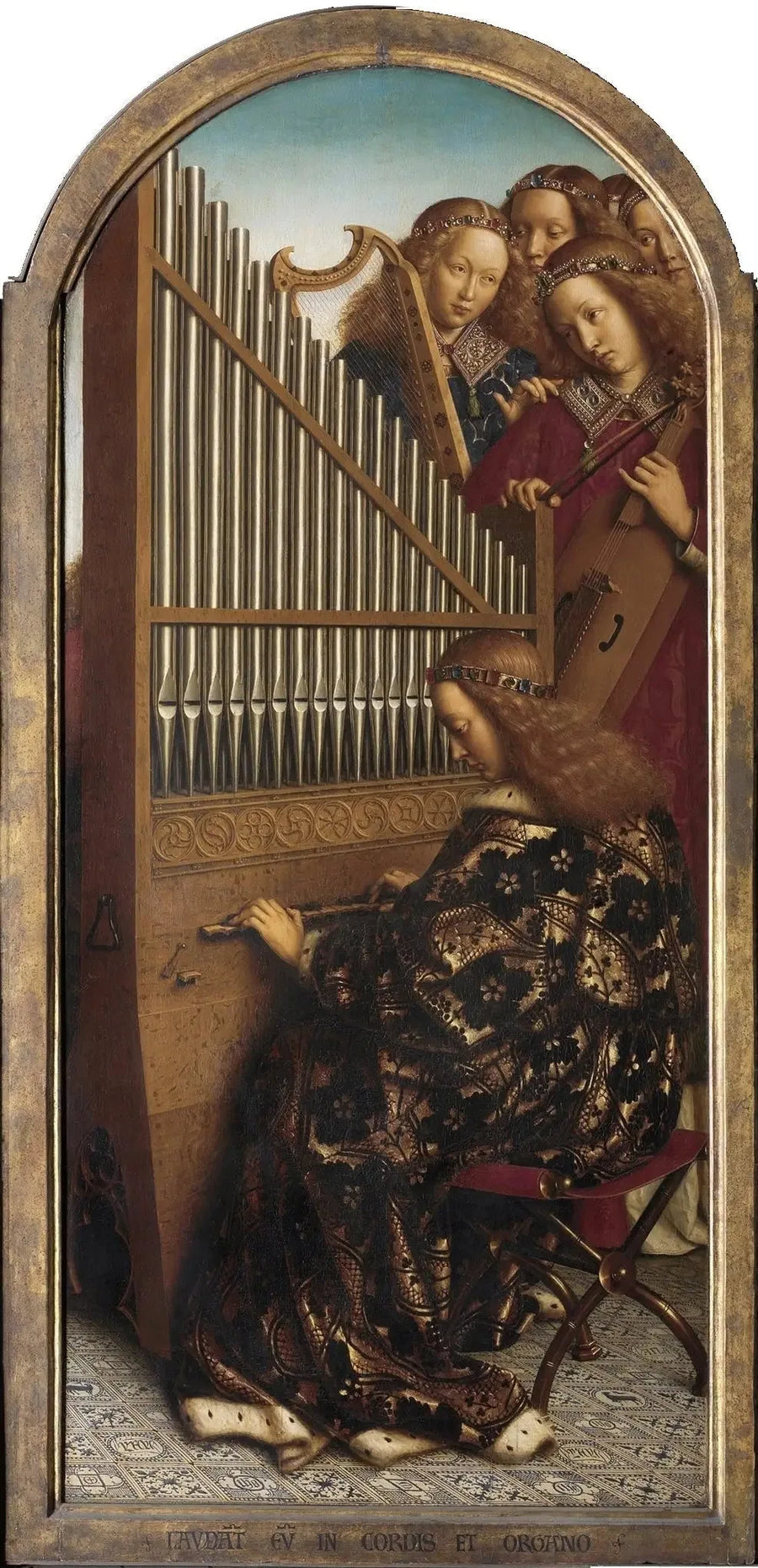 الملائكة الموسيقية - جان فان إيك