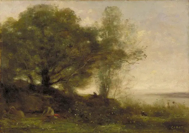 Les Baigneuses - Jean-Baptiste Camille Corot - Alpha Reproduction