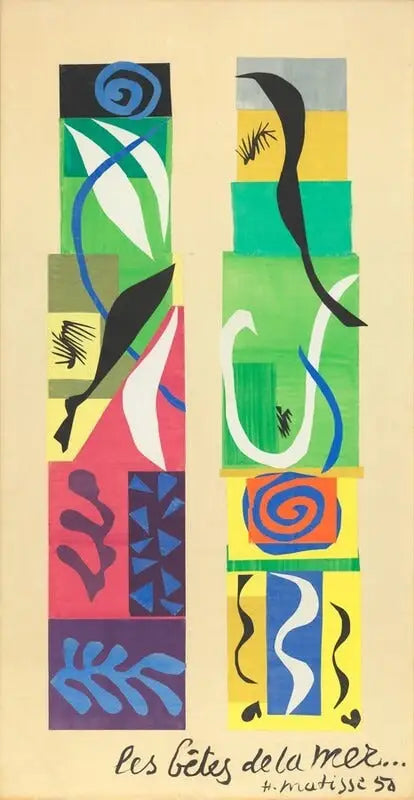 وحوش البحر - هنري ماتيس