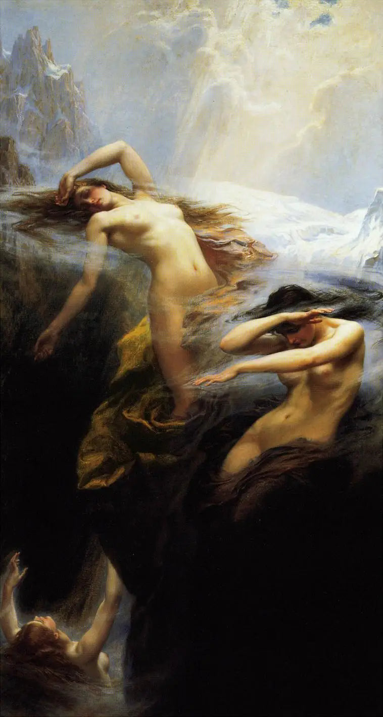 Les brumes des montagnes - Herbert Draper - Alpha Reproduction