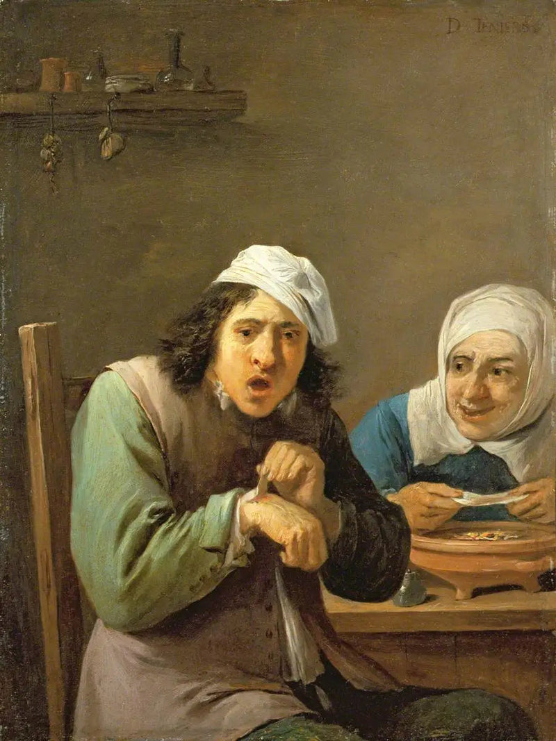 الخمسة حواس: الإحساس - ديفيد تينيرز الشاب